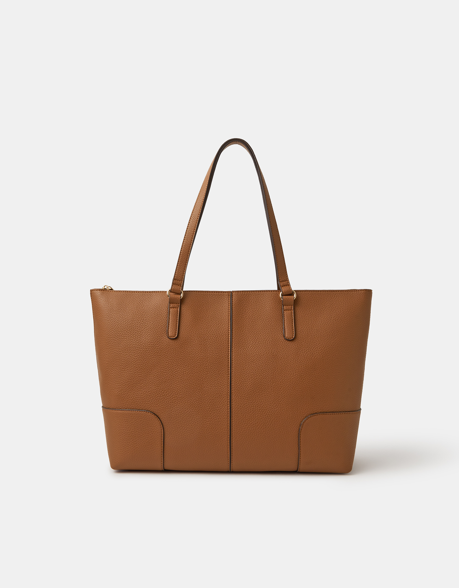 Plain Tote Bag Tan - Accessorize