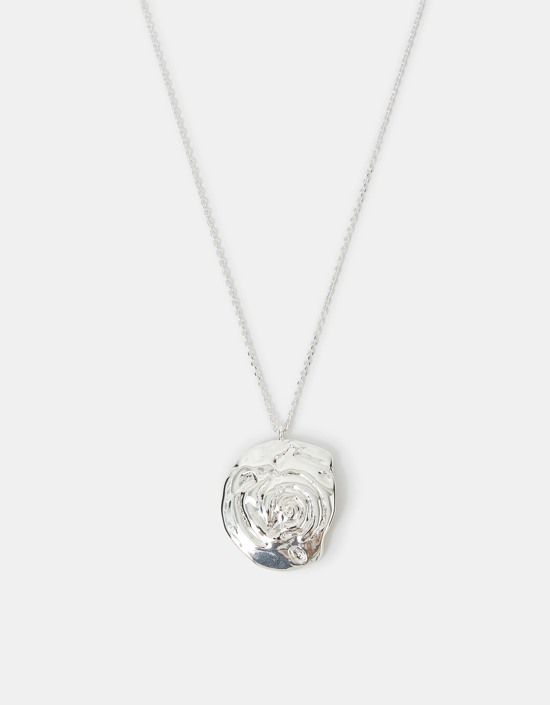 Sterling Silver-plated Shell Necklace - Accessorize