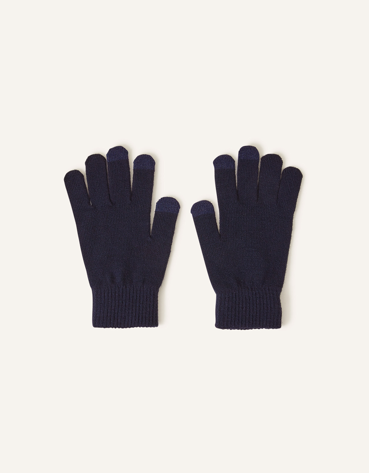 Accessorize Super Stretch Touch Gloves Blue, Size: One Size