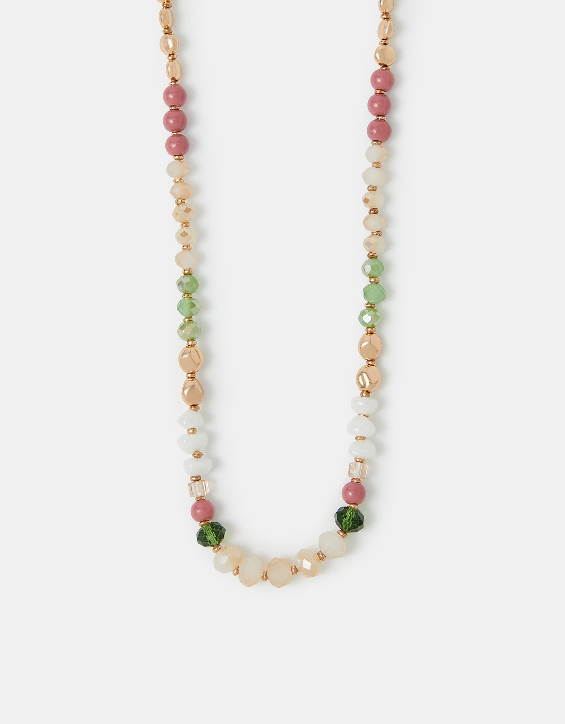 Long Beaded Rope Necklace - Accessorize
