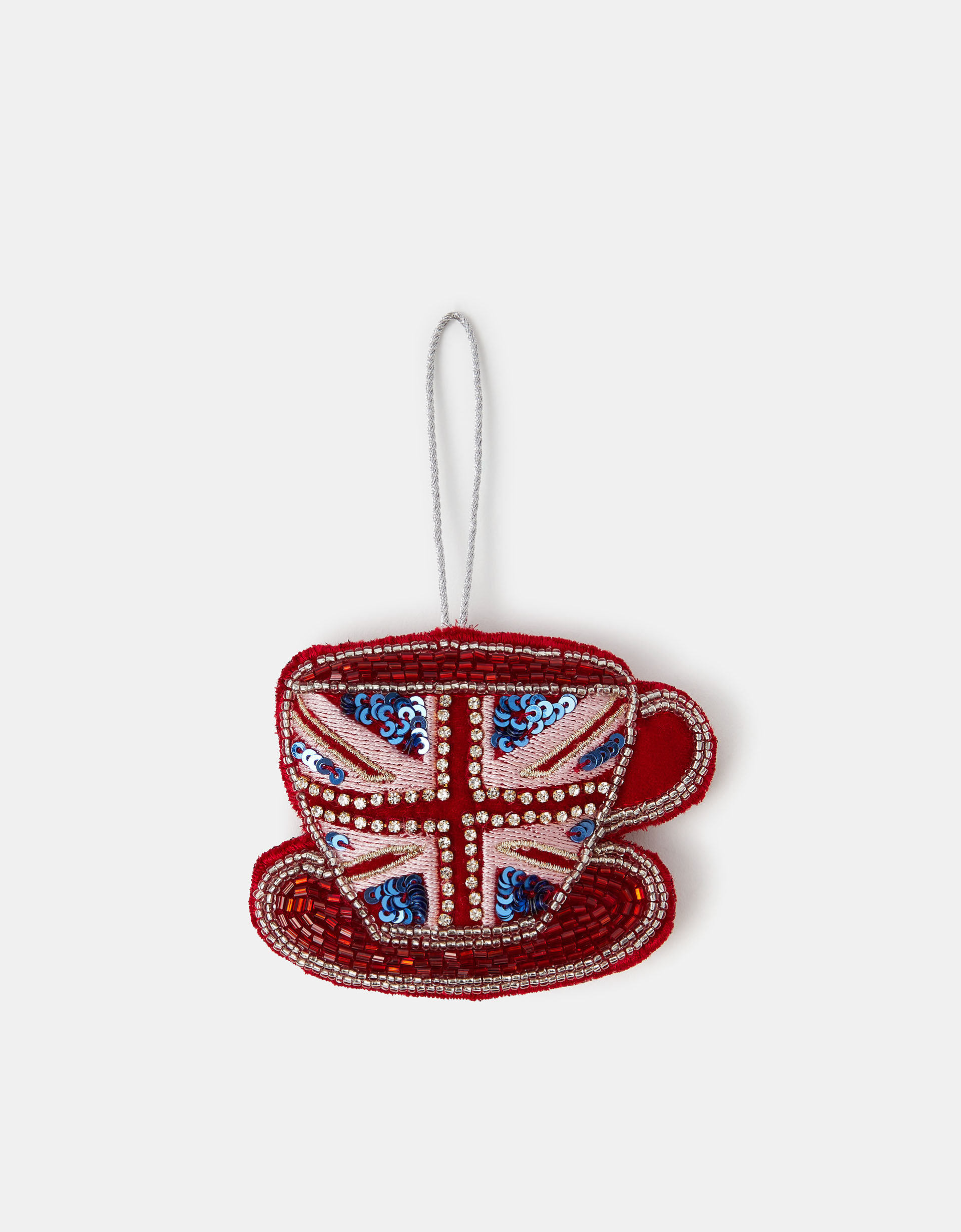 Union Jack Teacup Tree Decoration - Accessorize