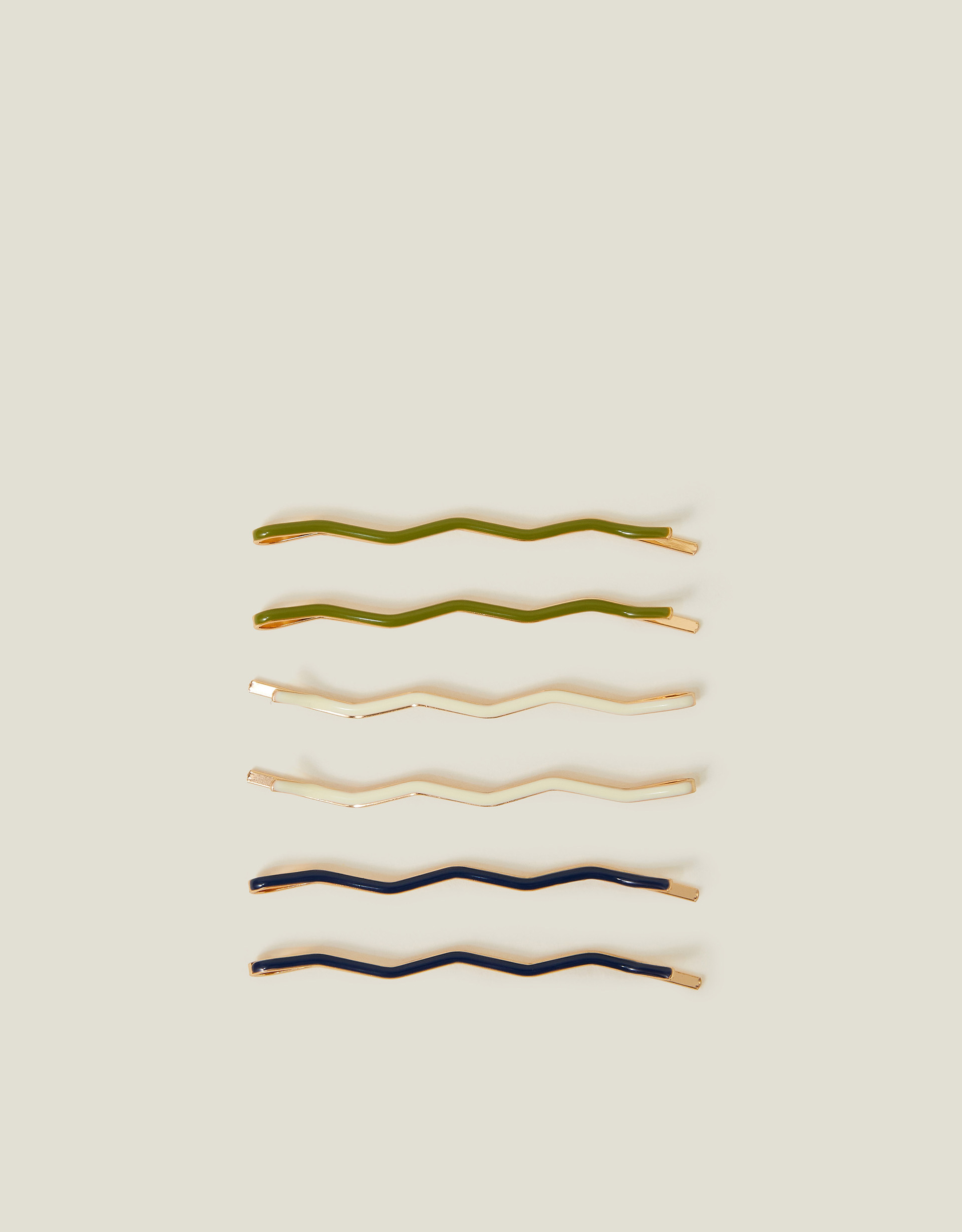 Multicolour 6-Pack Wiggle Hair Slides - Accessorize