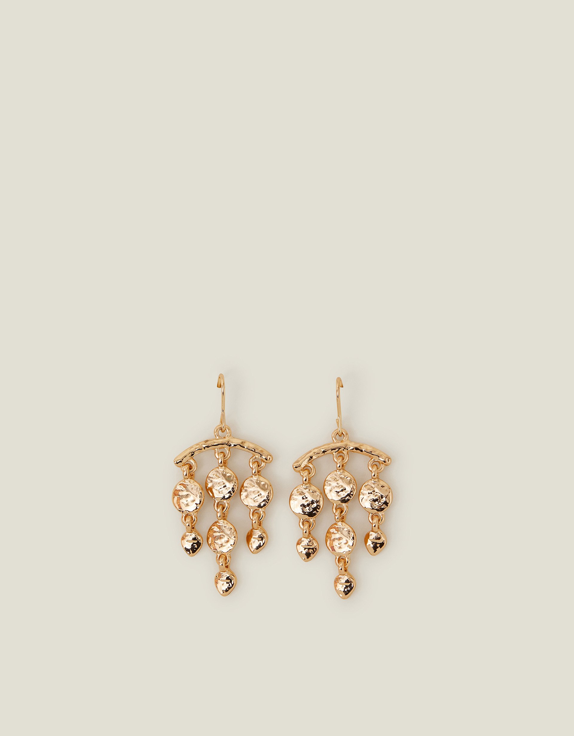 Textured Chandelier Earrings Gold - Accessorize