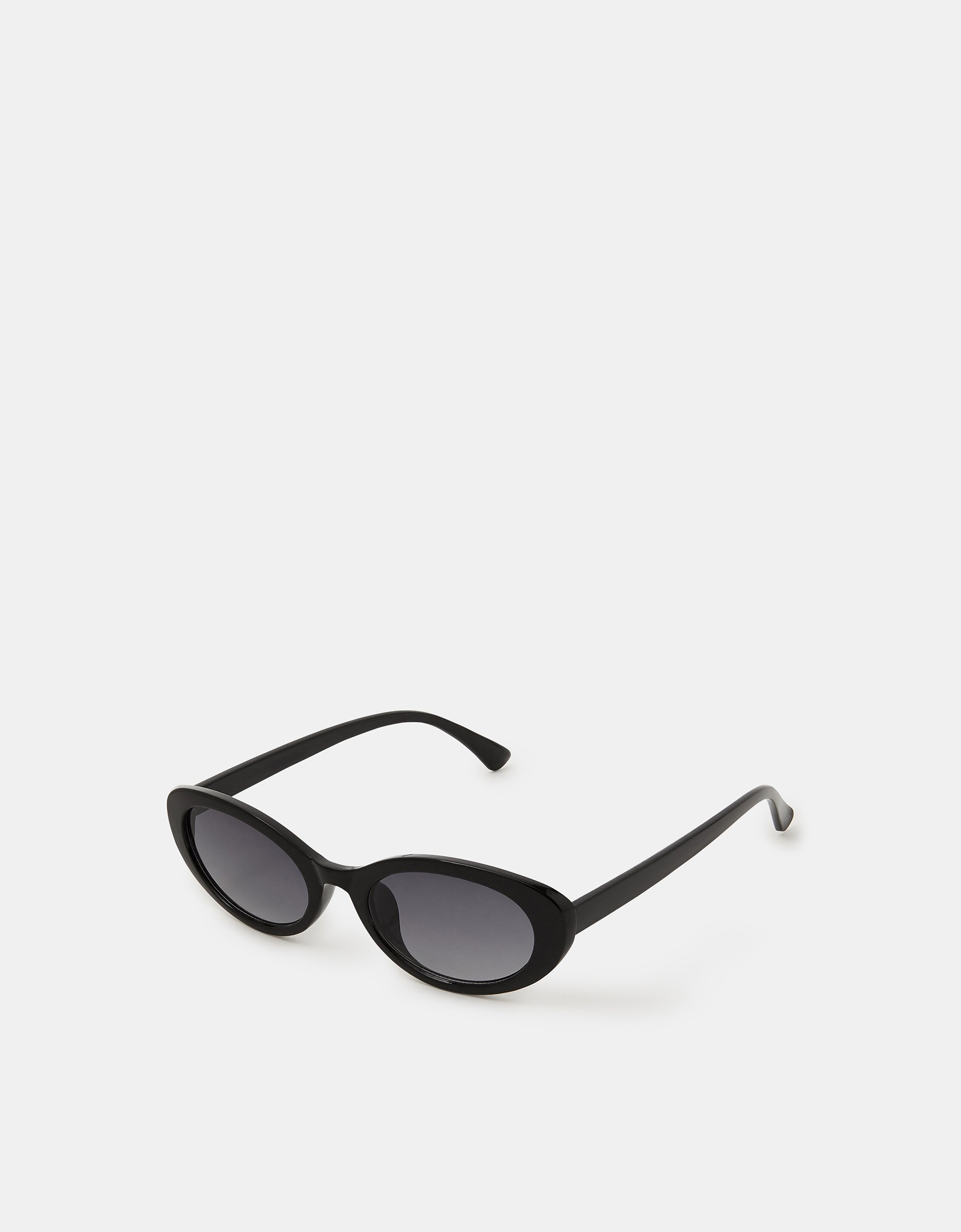 Oval Resin Sunglasses Black - Accessorize