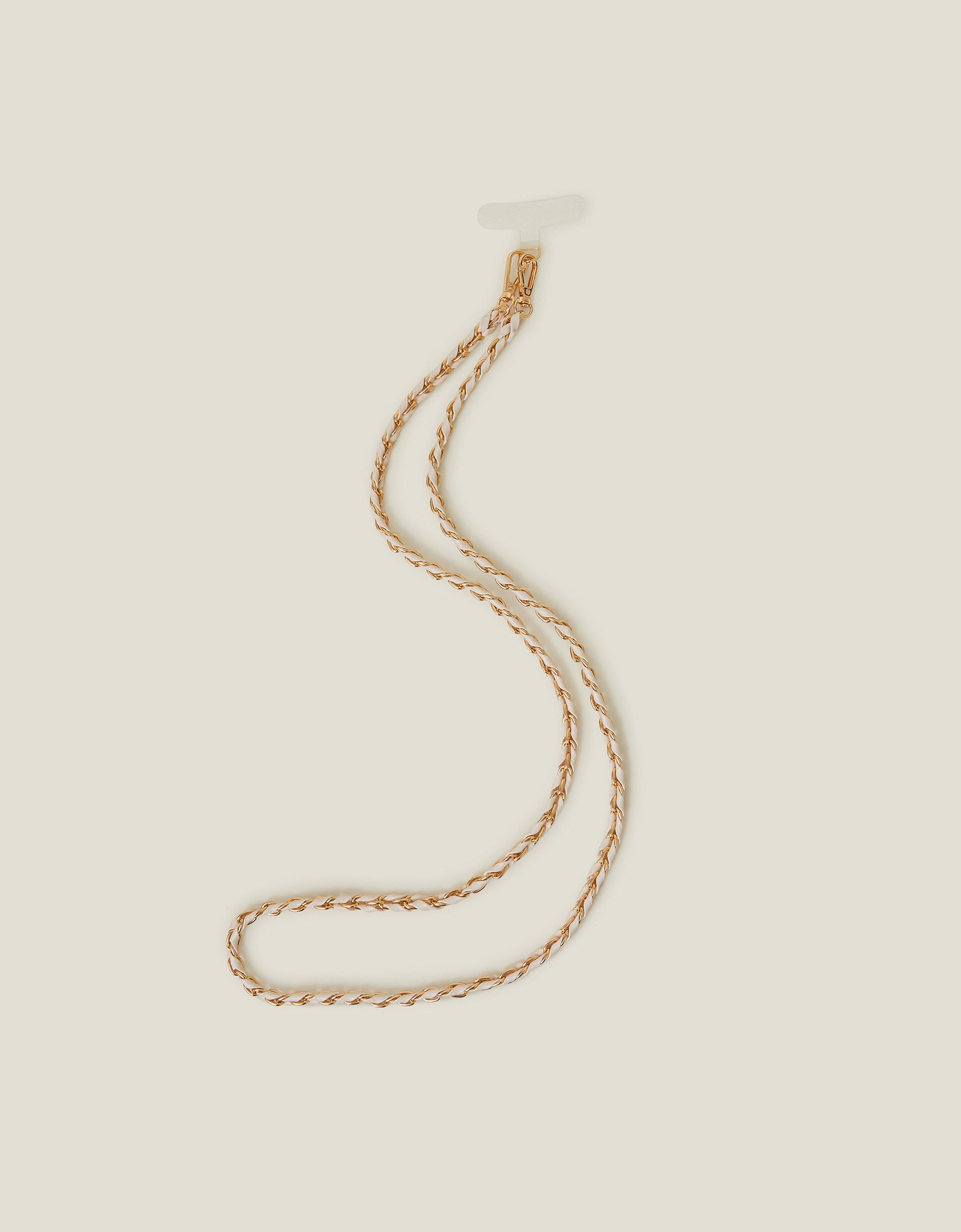 Gold Braid Chain Phone Strap - Accessorize