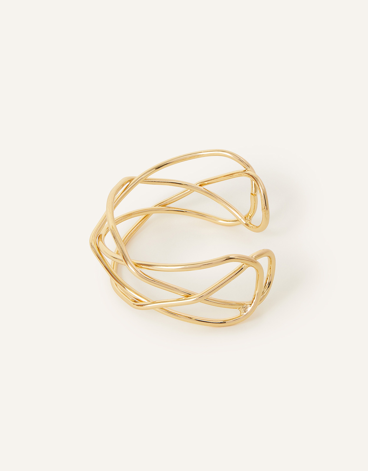 Accessorize Women's Woven Metal Cuff Bracelet