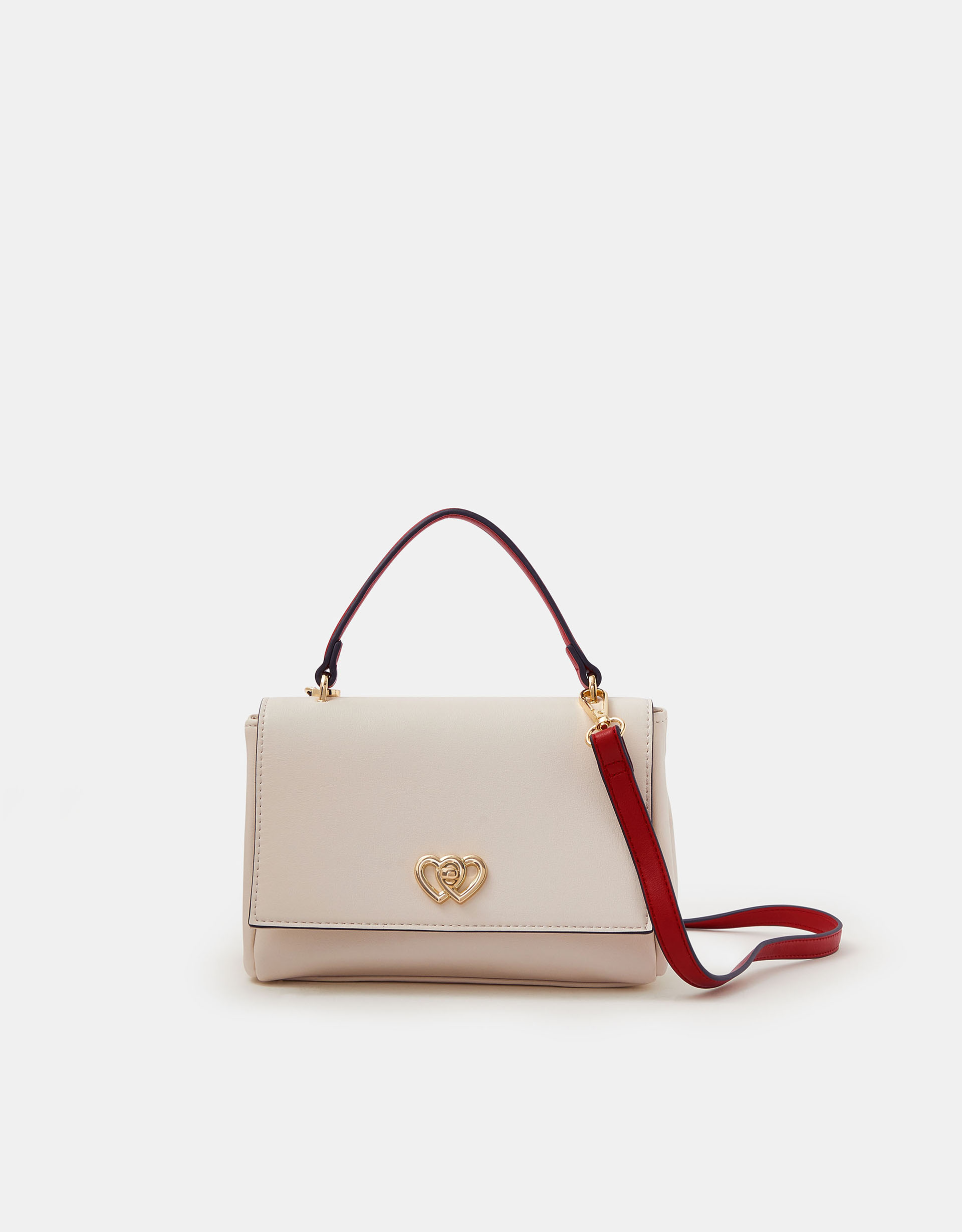 Double Heart Crossbody Handbag - Accessorize
