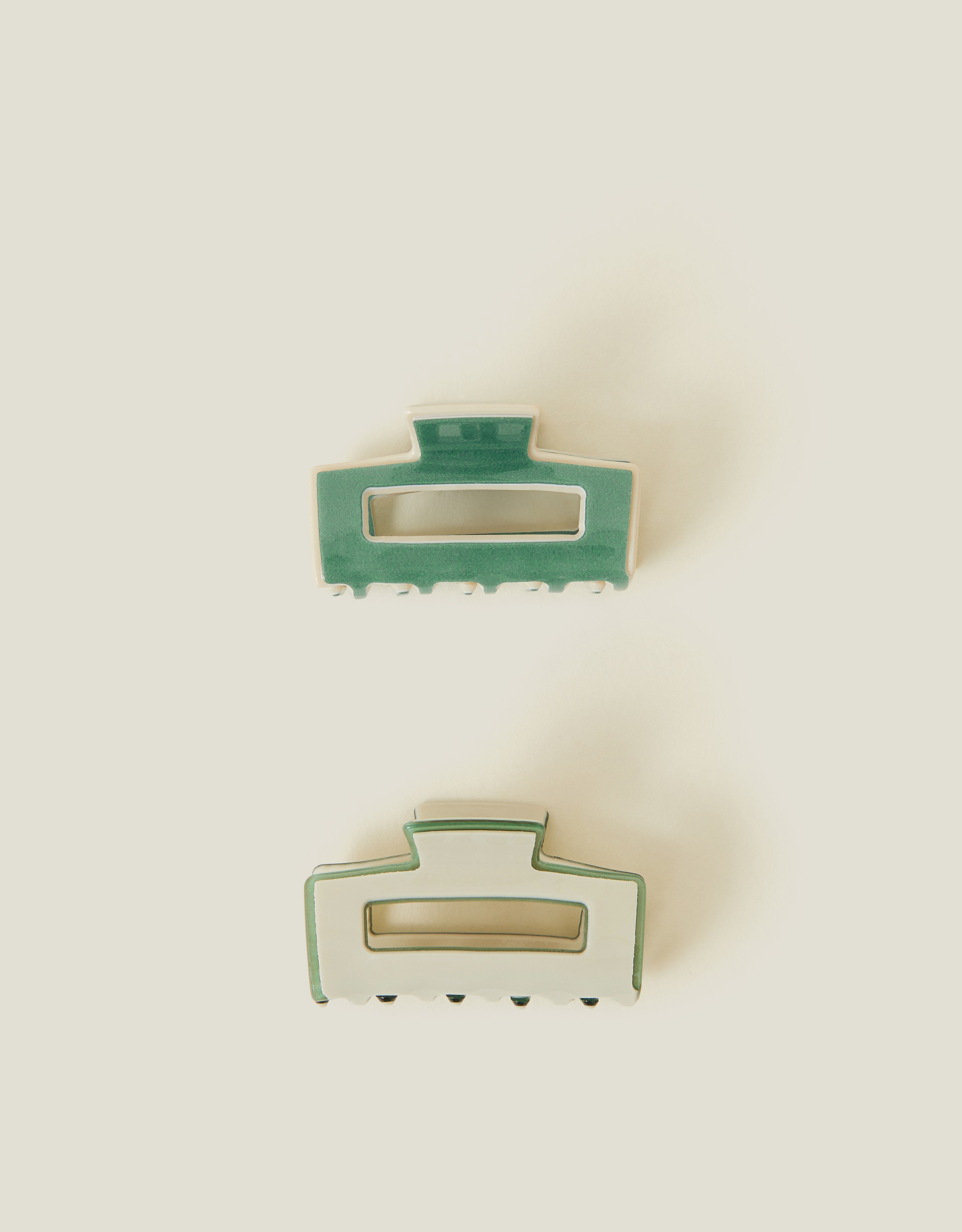 Multicolour 2-Pack Mini Contrast Claw Clips - Accessorize
