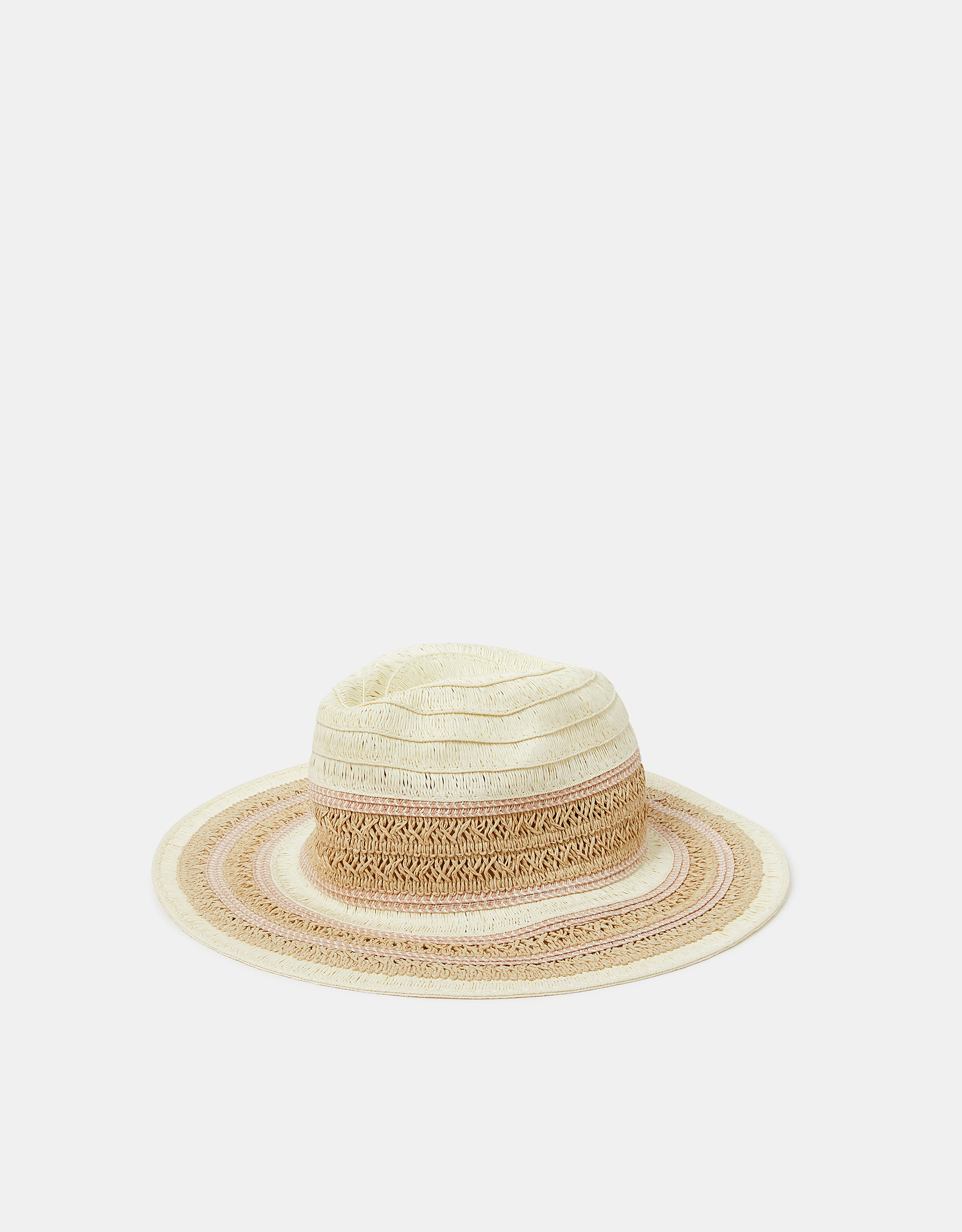 Woven Fedora Hat - Accessorize