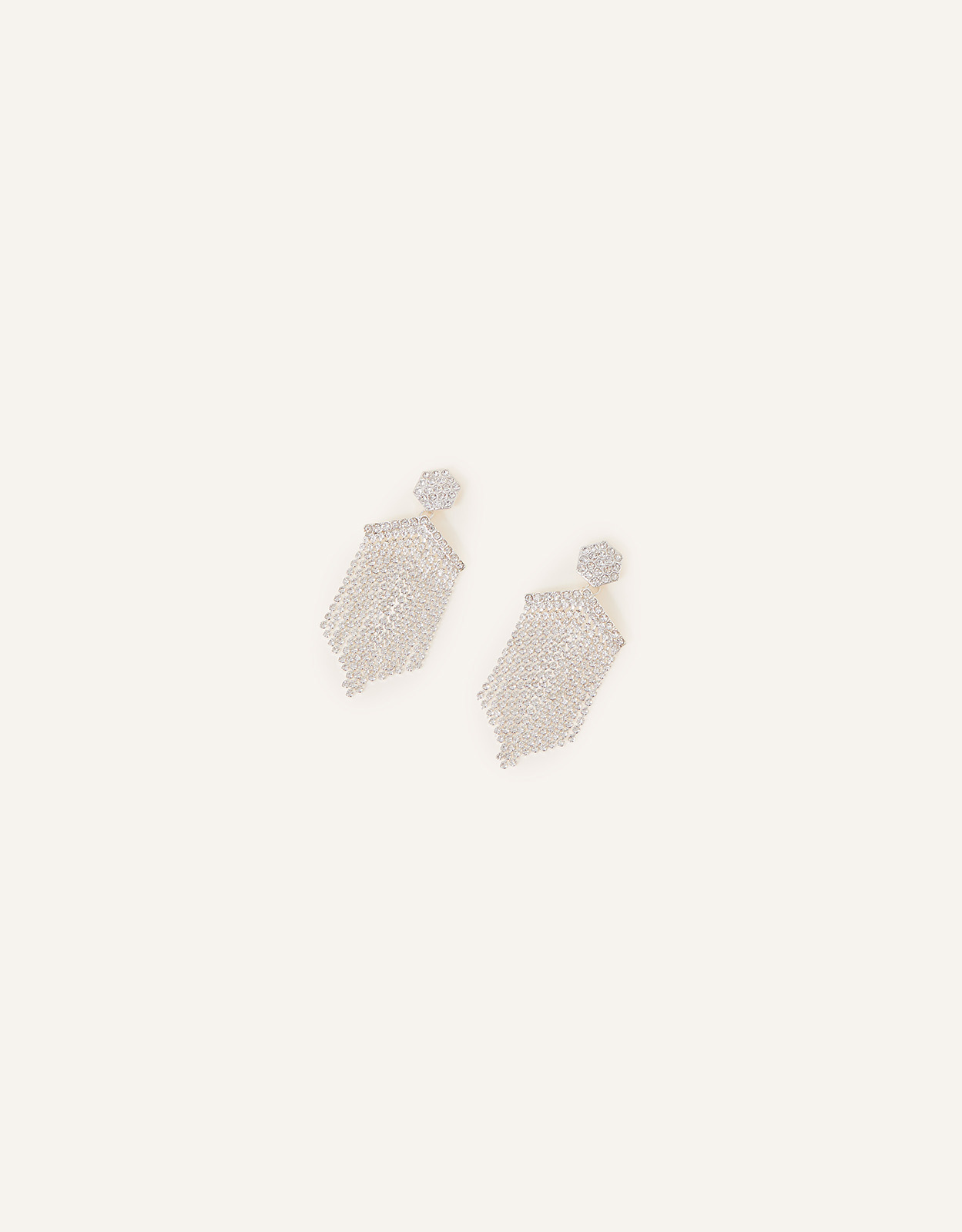 Accessorize Women's Statement Stud Waterfall Earrings