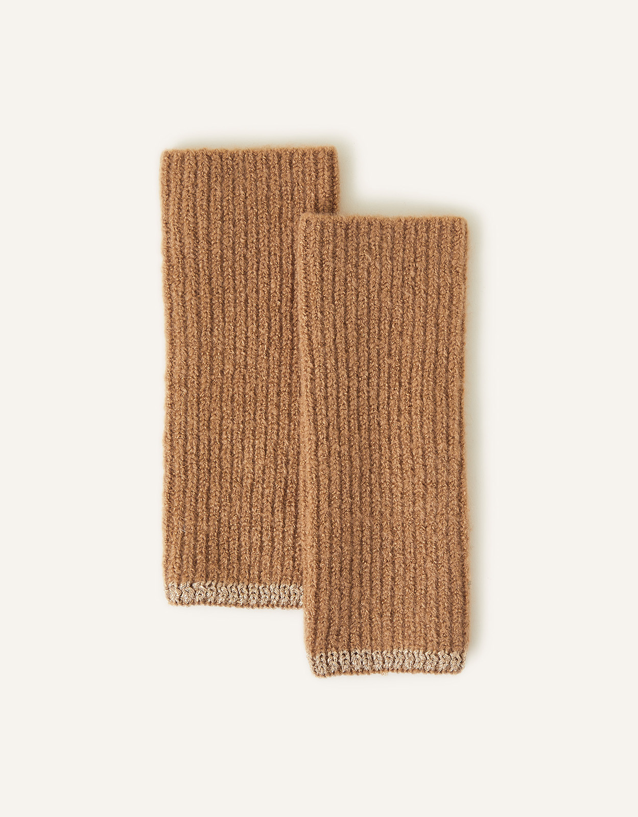 Accessorize Sparkly Trim Fingerless Gloves