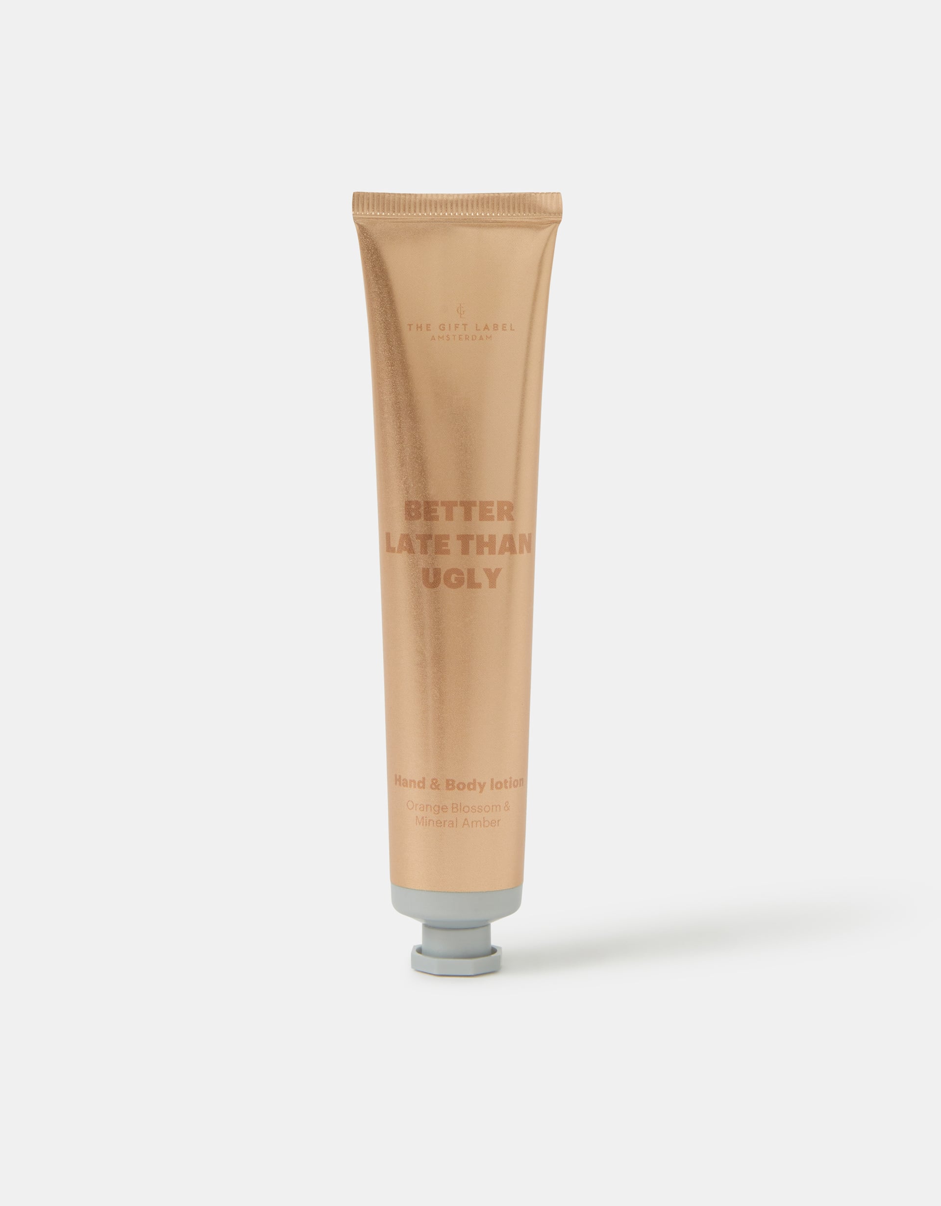 Accessorize The Gift Label Better Late Than Ugly Hand & Body Lotion, Orange