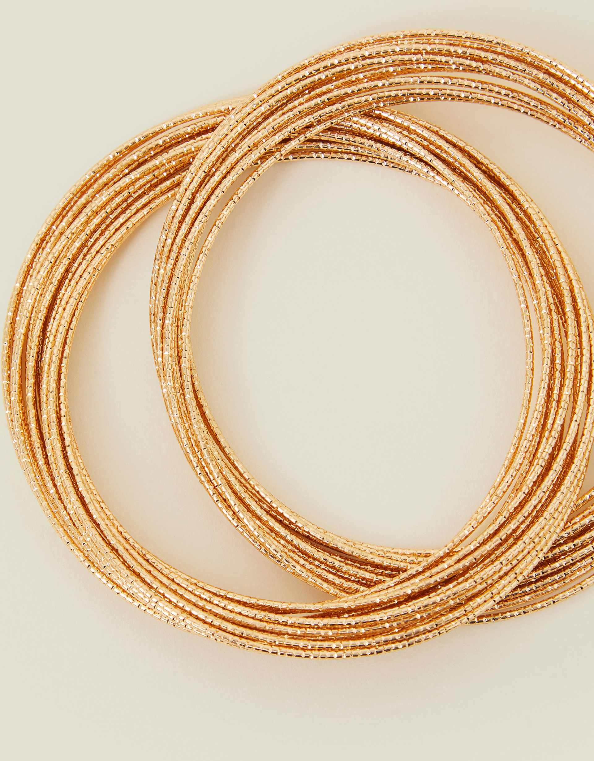 Gold Slinky Bangle Multipack - Accessorize