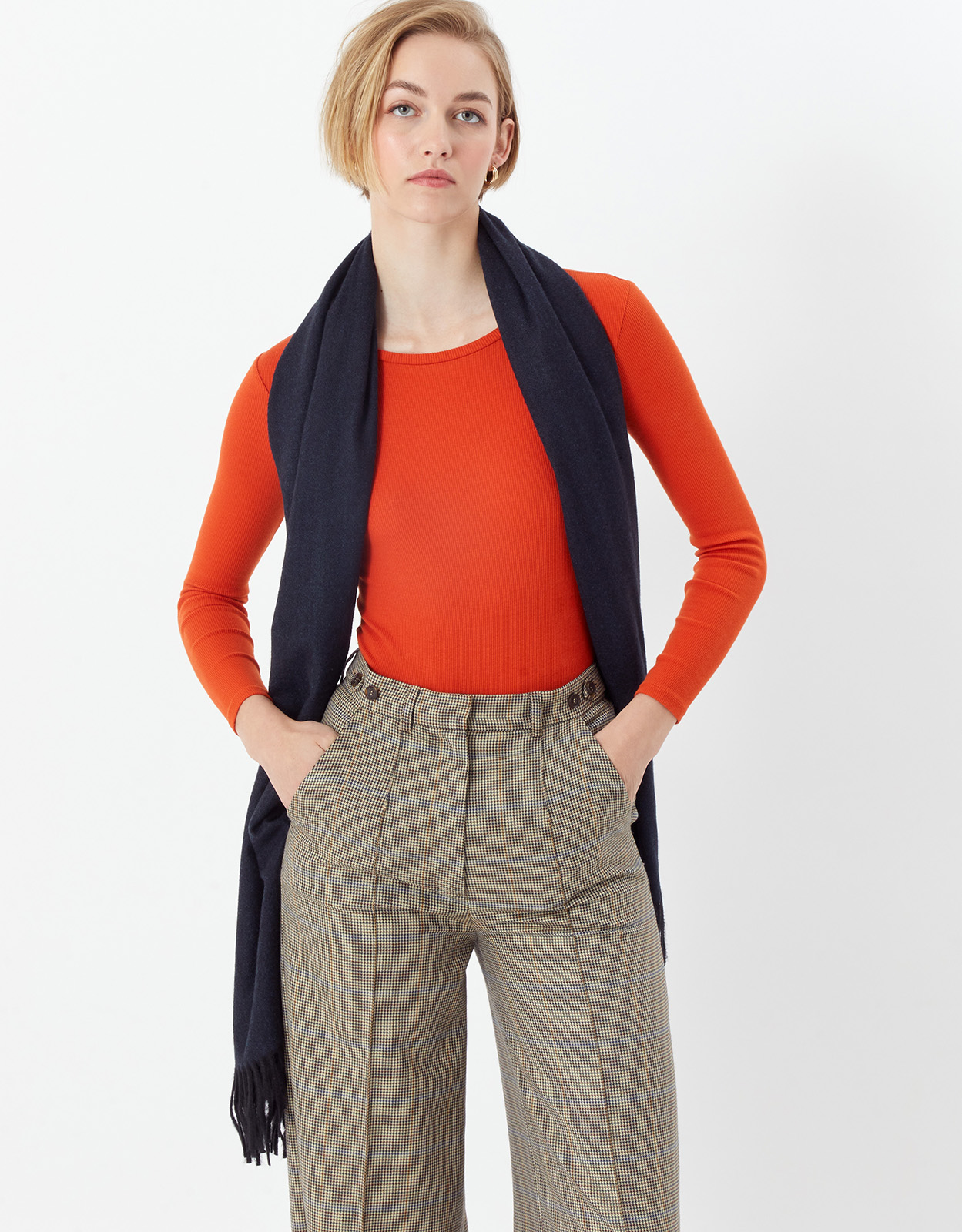 Accessorize Women's Blue Super-Soft Blanket Scarf, Size: One Size